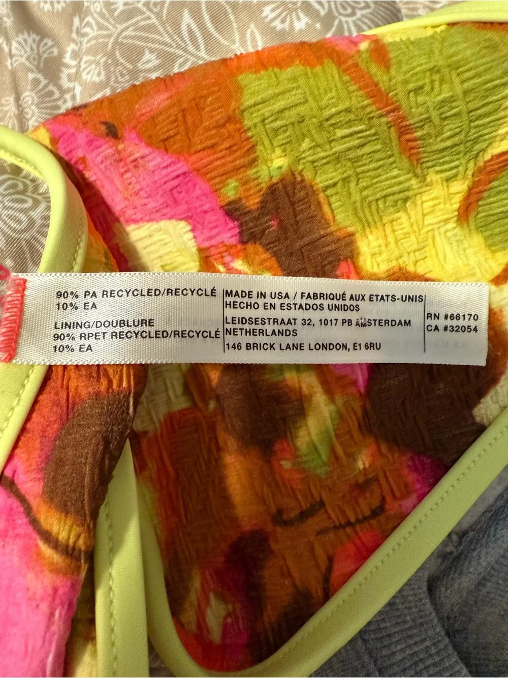 Free People x REVOLVE free-est Printed Amber One-Piece Swimsuit ~ Tropicana